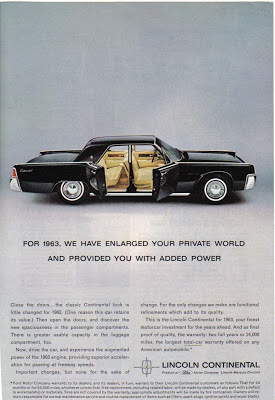 1963 lincoln continental: suicide doors | tomorrow started